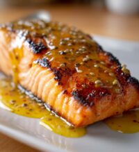 grilled salmon with dijon mustard sauce