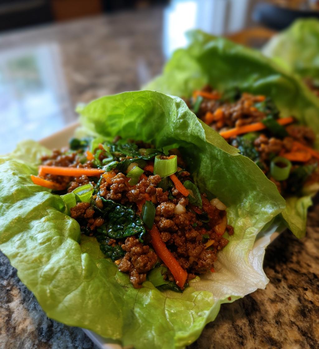 ground beef lettuce wraps 2
