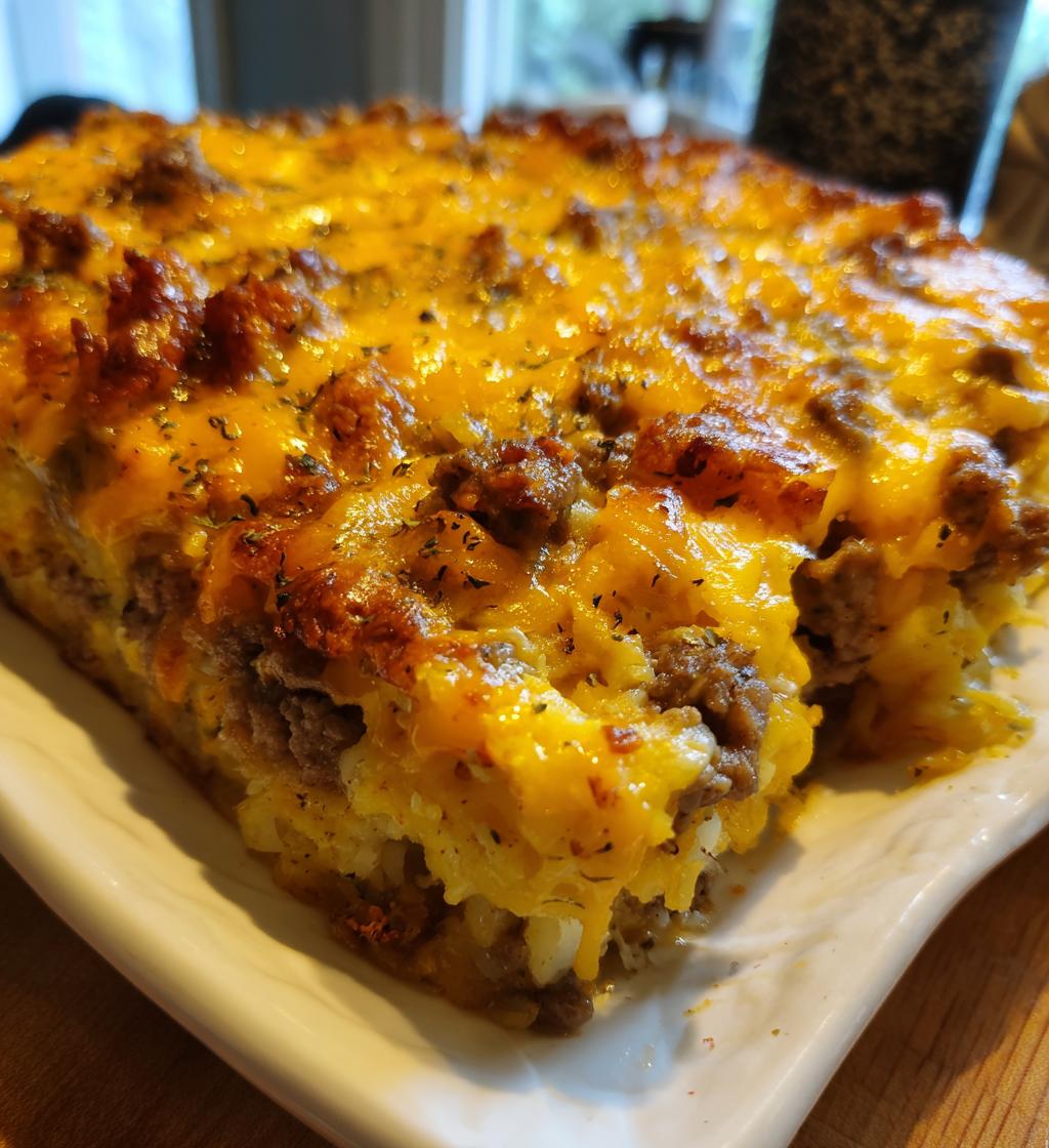 hamburger hash brown casserole