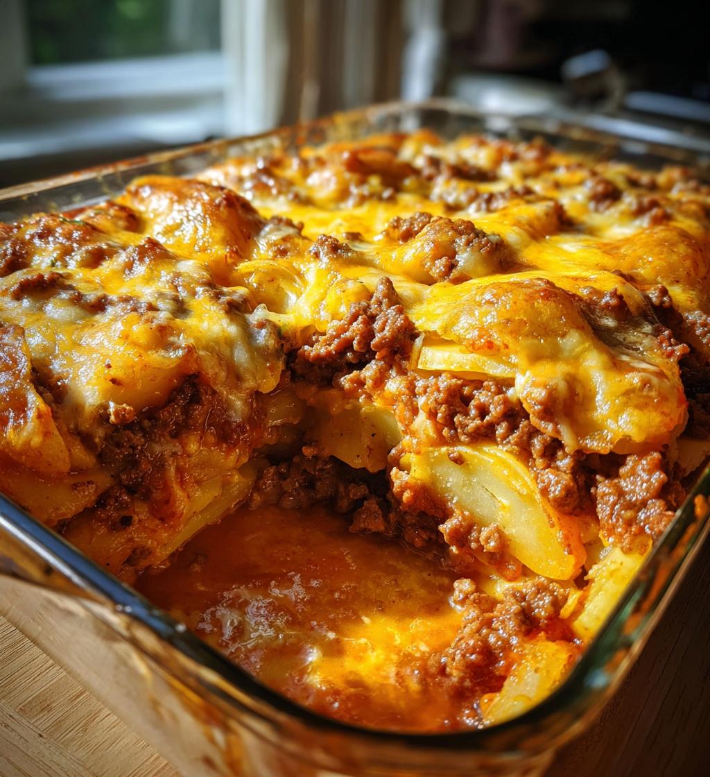 hamburger potato casserole 2