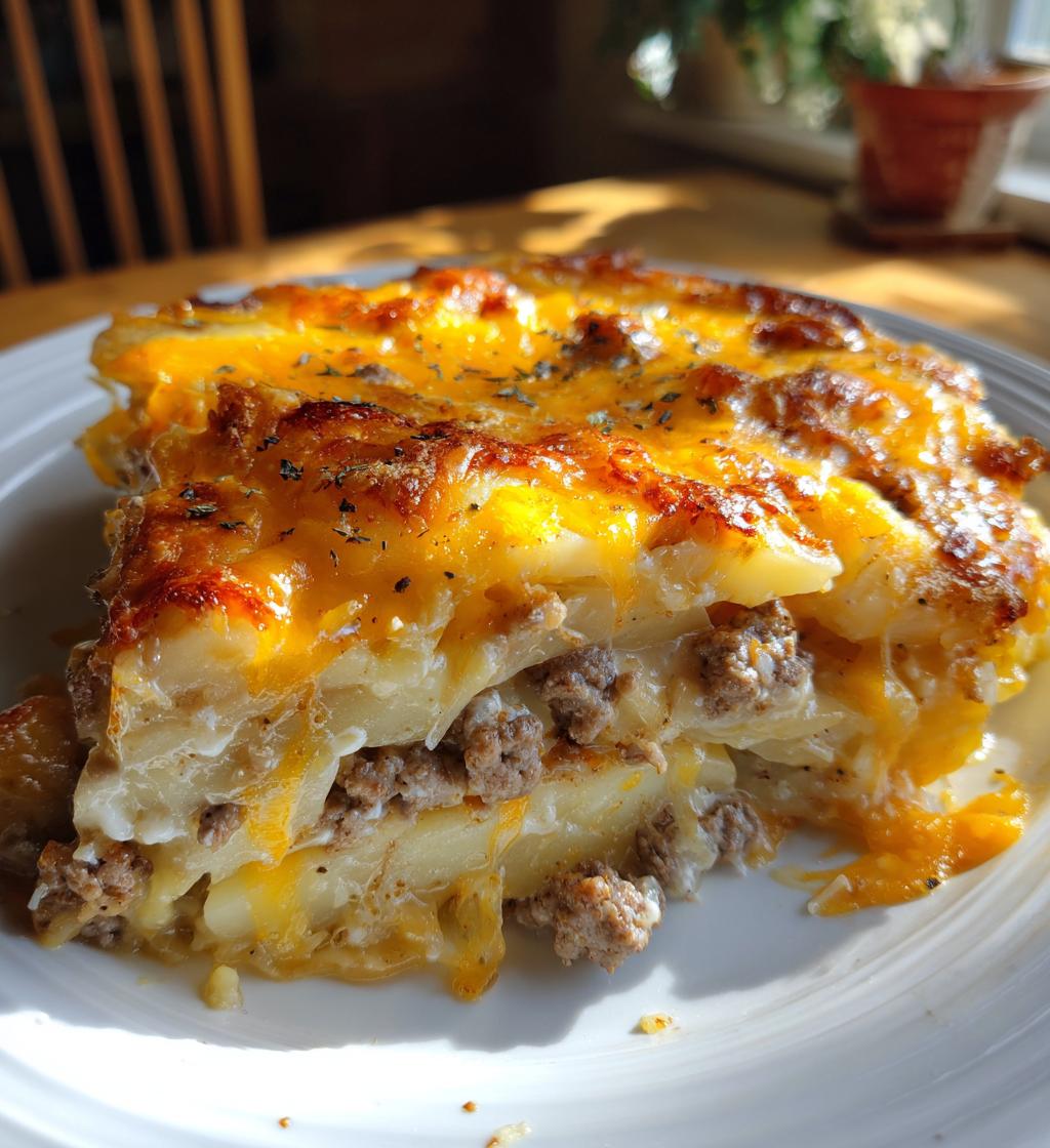 hamburger potato casserole