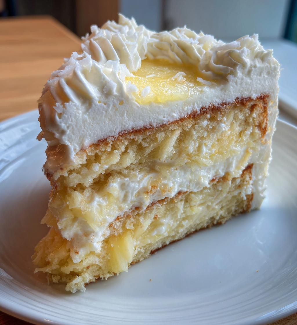 hawaiian wedding cake with whipped cream cheese frosting