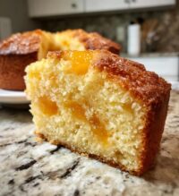 homemade apricot cake