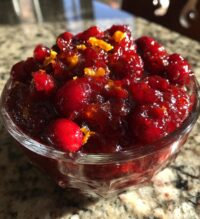 homemade cranberry sauce thanksgiving