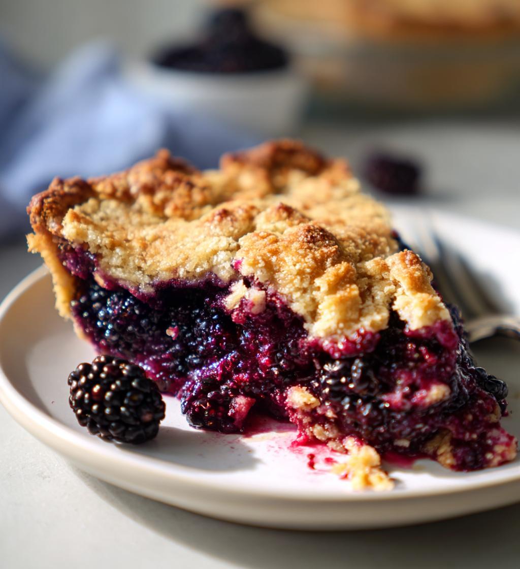 homemade kentucky blackberry cobbler