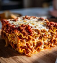 homemade lasagna