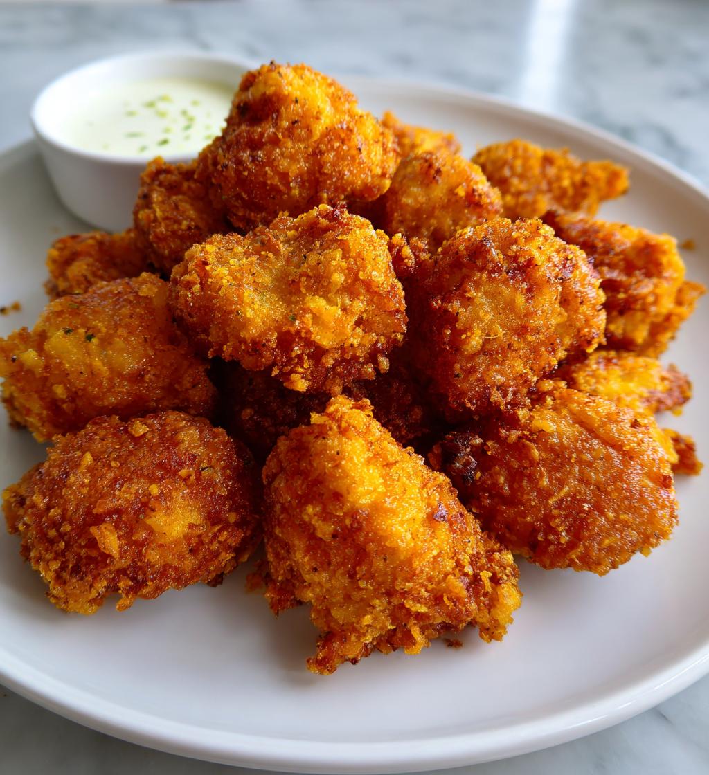 homemade popcorn chicken