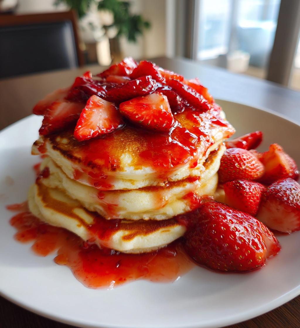 homemade strawberry sauce strawberry topping