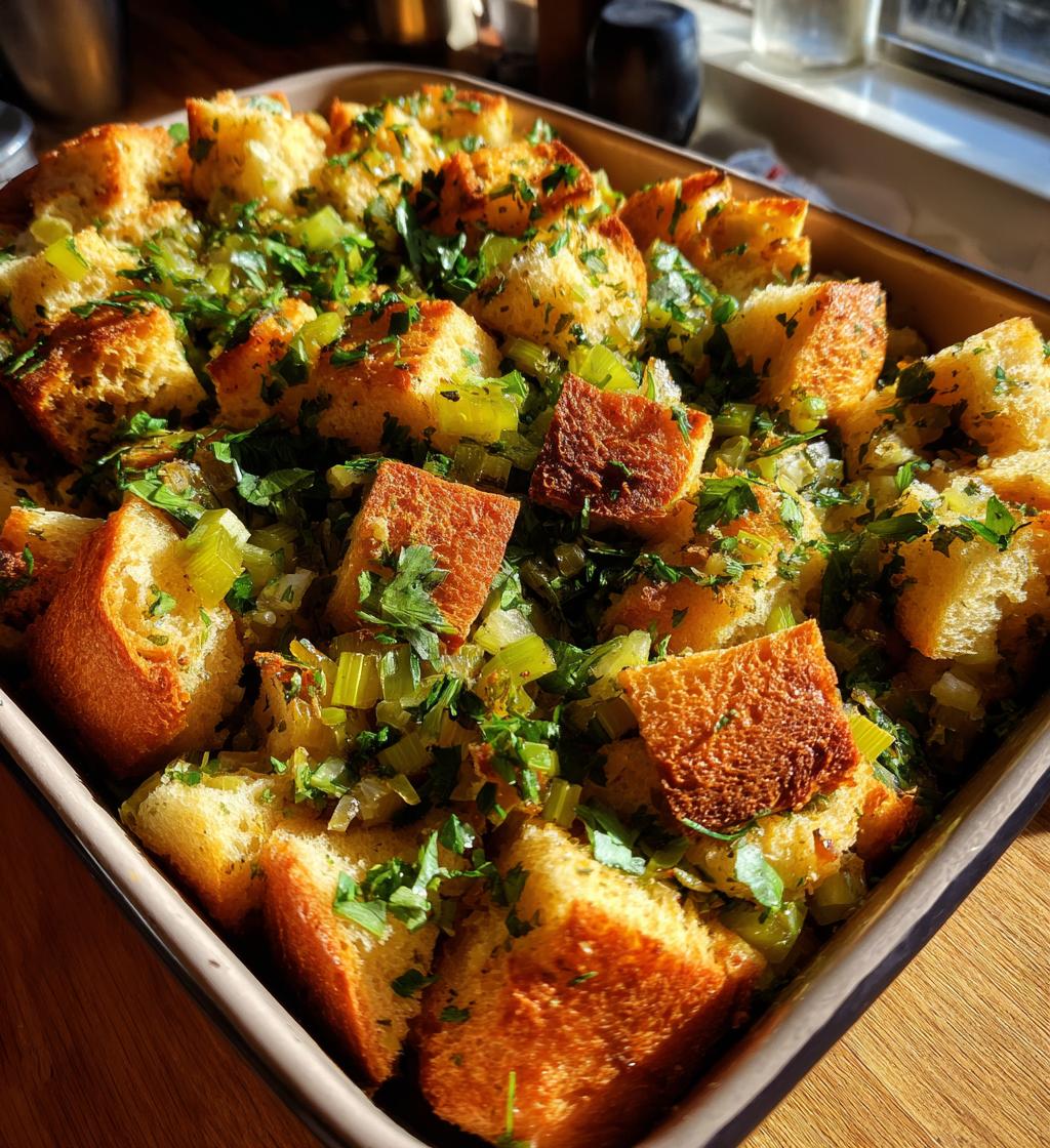 homemade thanksgiving stuffing