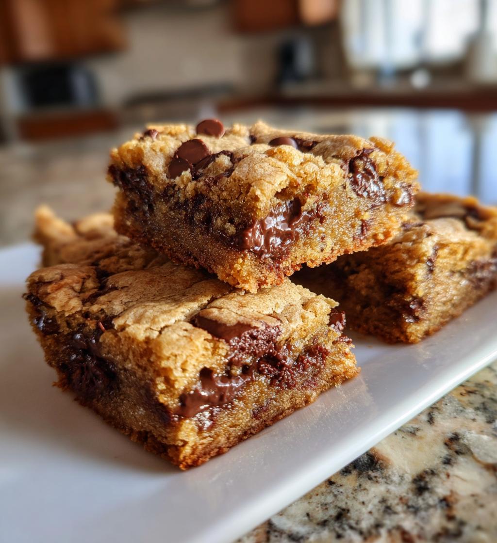 lazy chocolate chip cookie bars