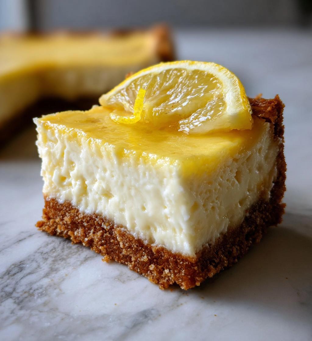 lemon cheesecake bars