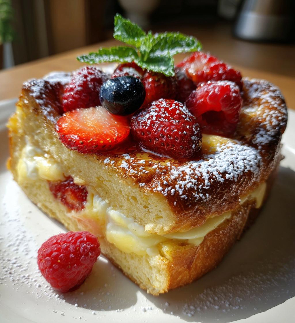 lemon cheesecake french toast casserole 2