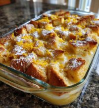 lemon cheesecake french toast casserole