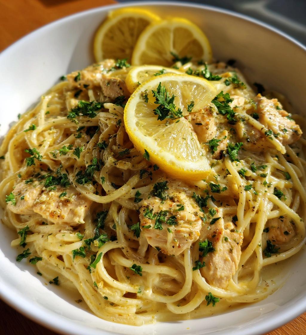 lemon chicken pasta