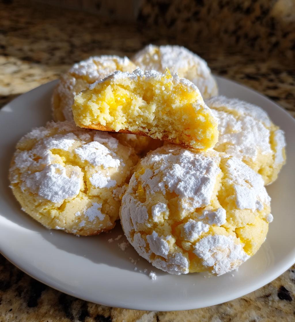 lemon gooey butter cookies