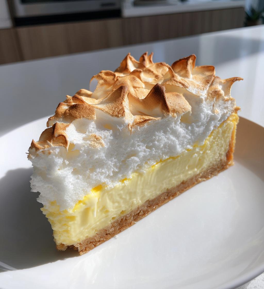 lemon meringue cheesecake