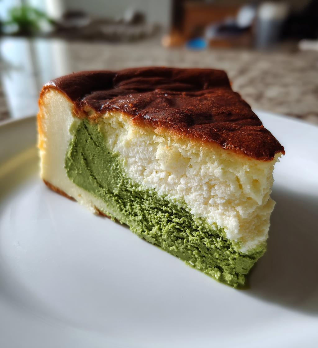 matcha green tea cheesecake