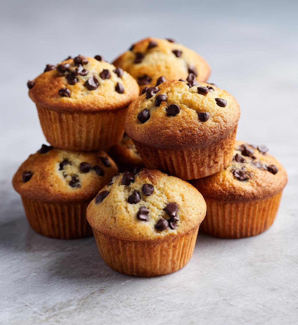 mini chocolate chip muffins