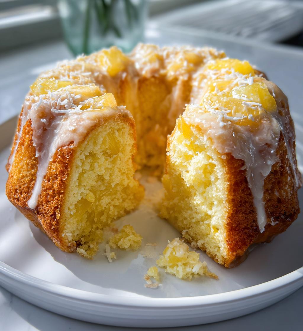moist pineapple cake