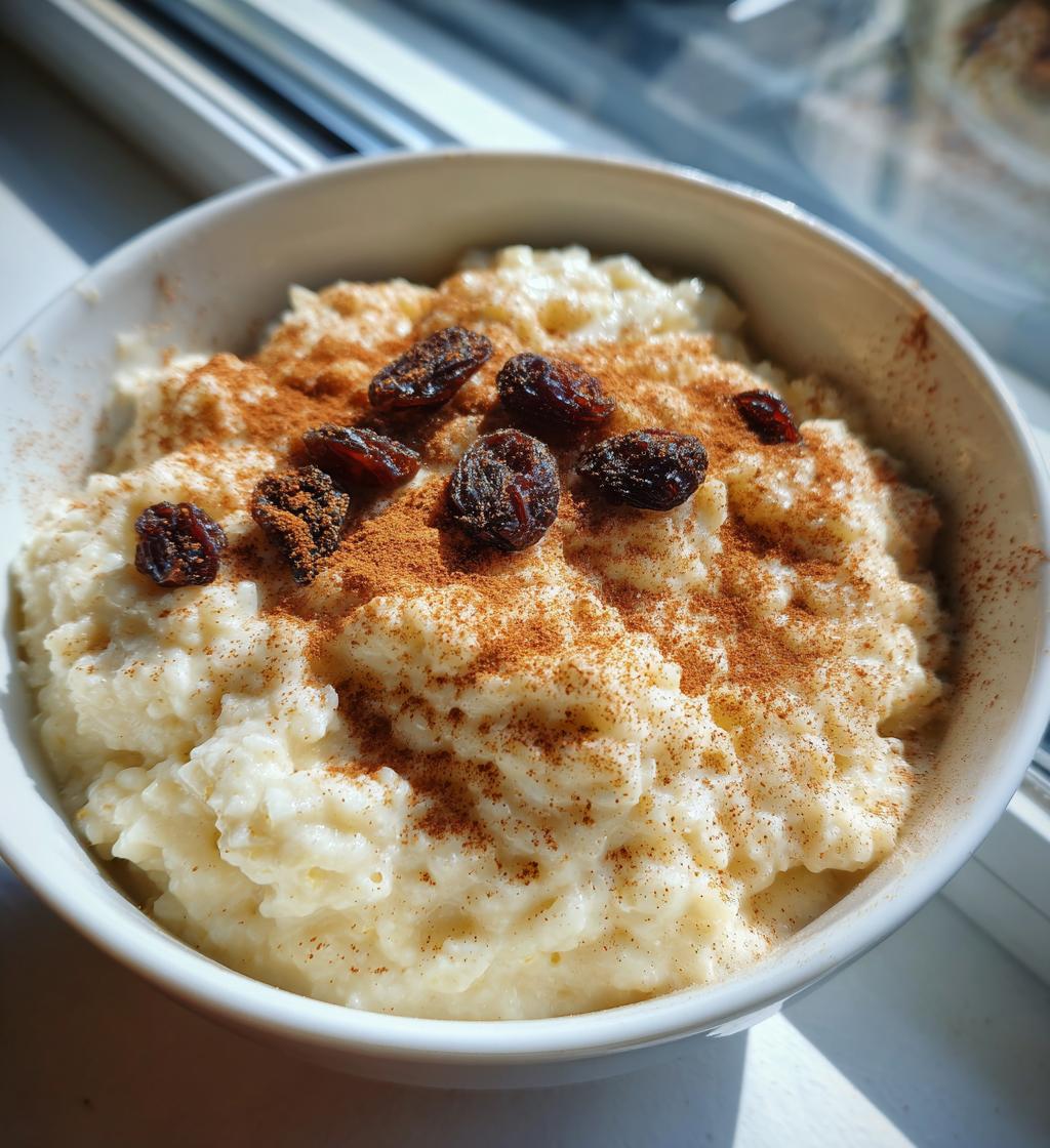 moms old fashioned rice pudding