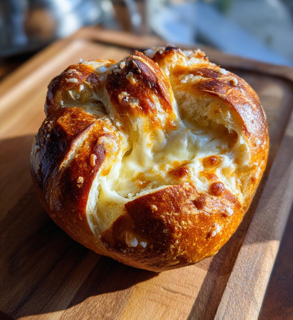 mozzarella stuffed soft pretzels 60 minutes