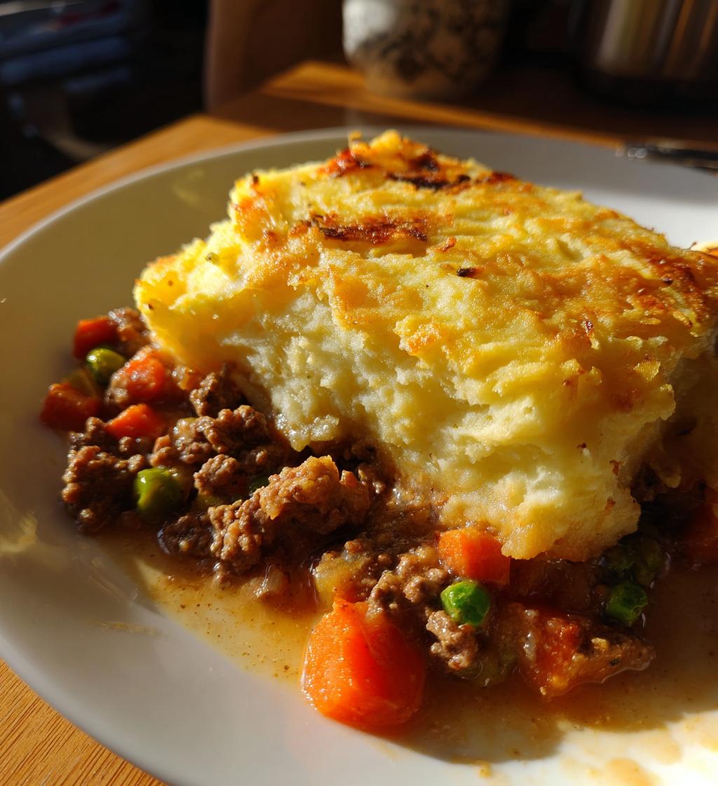 my famous homemade shepherds pie