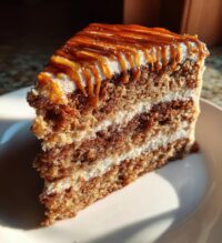 my twisted concoction of caramel spice cake