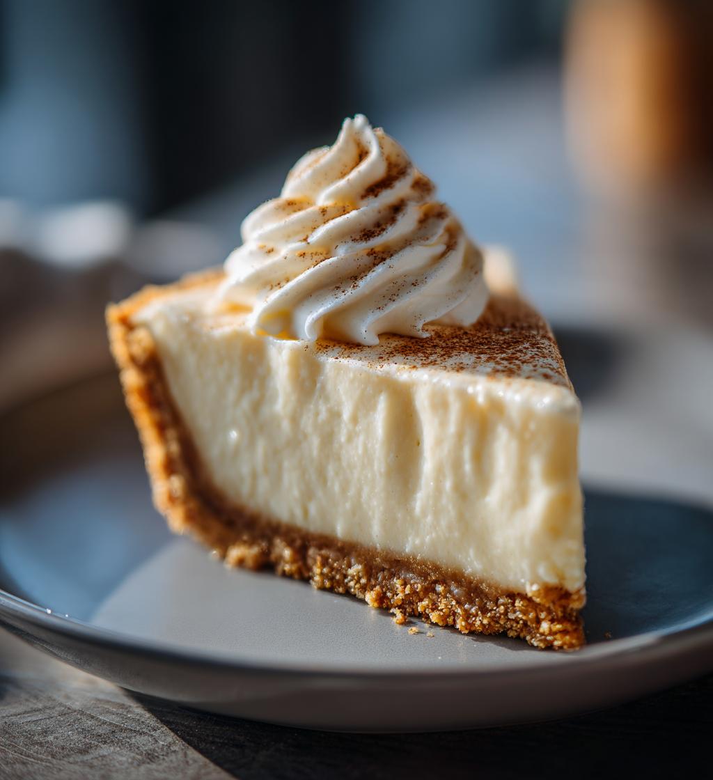 no bake eggnog pie