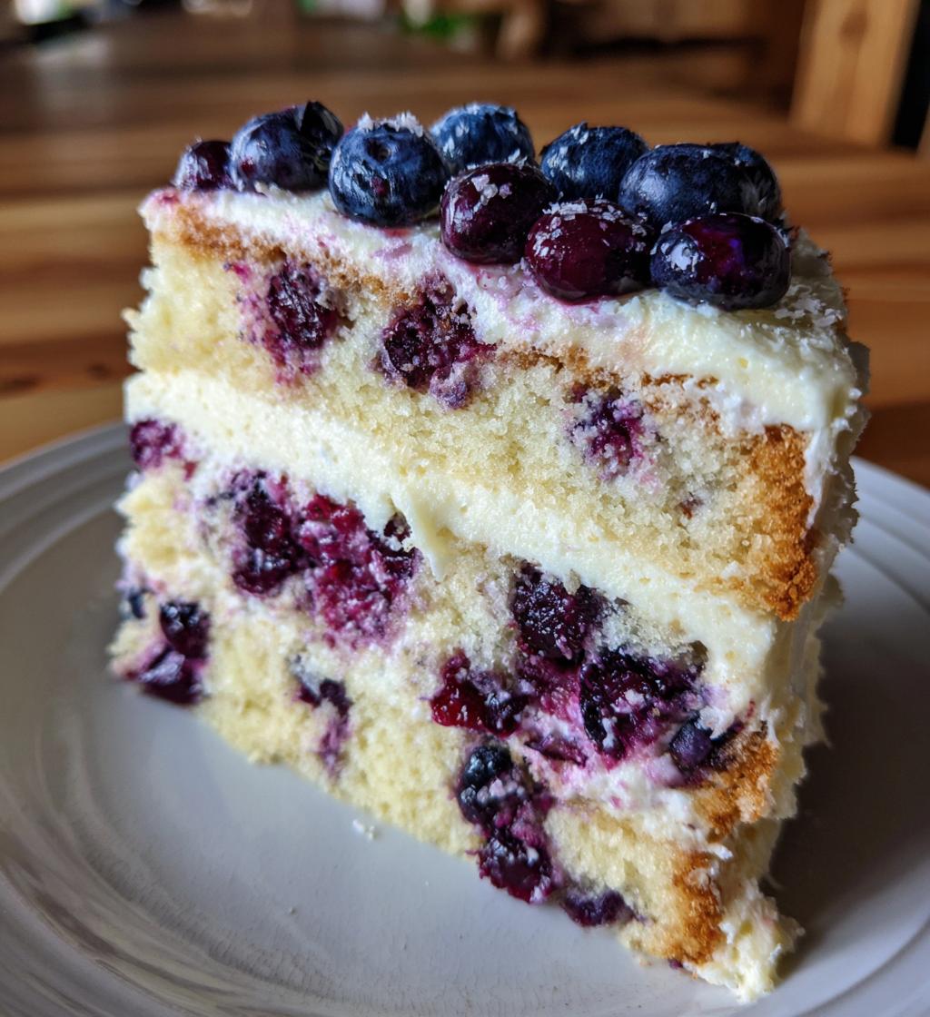 nova scotia blueberry cream cake