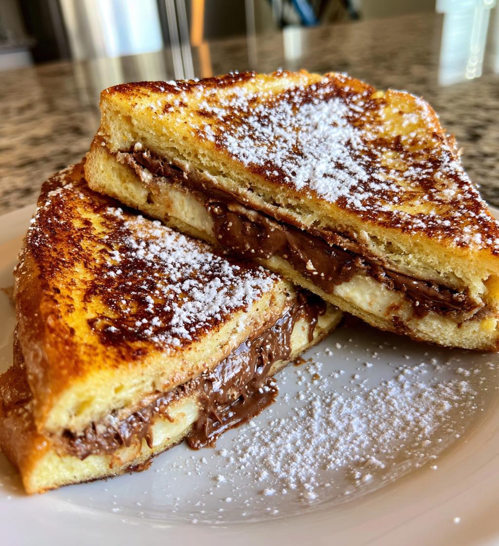 nutella stuffed french toast
