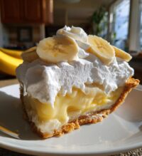 old fashioned banana cream pie