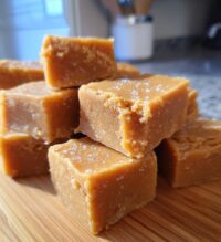 old fashioned peanut butter fudge with marshmallow