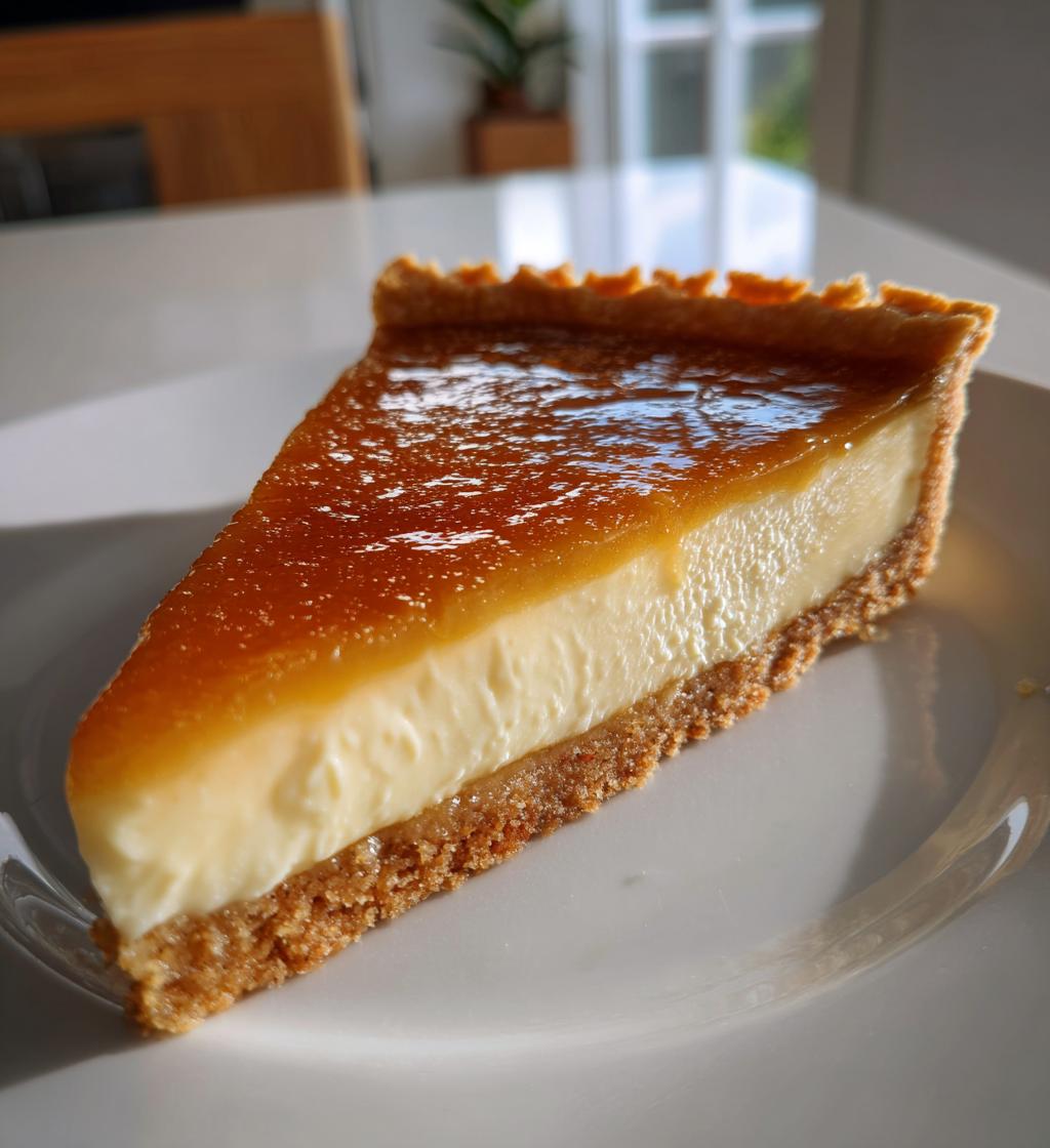 old school butterscotch tart