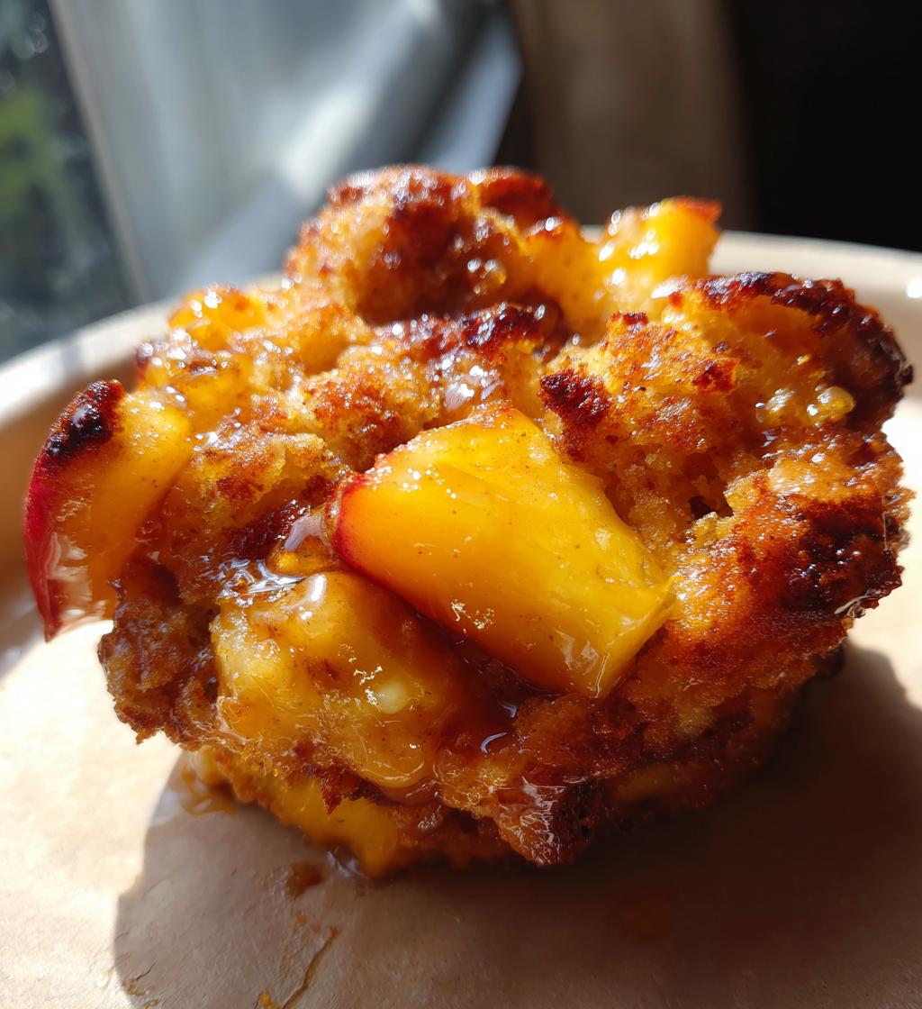 old time oven peach cobbler