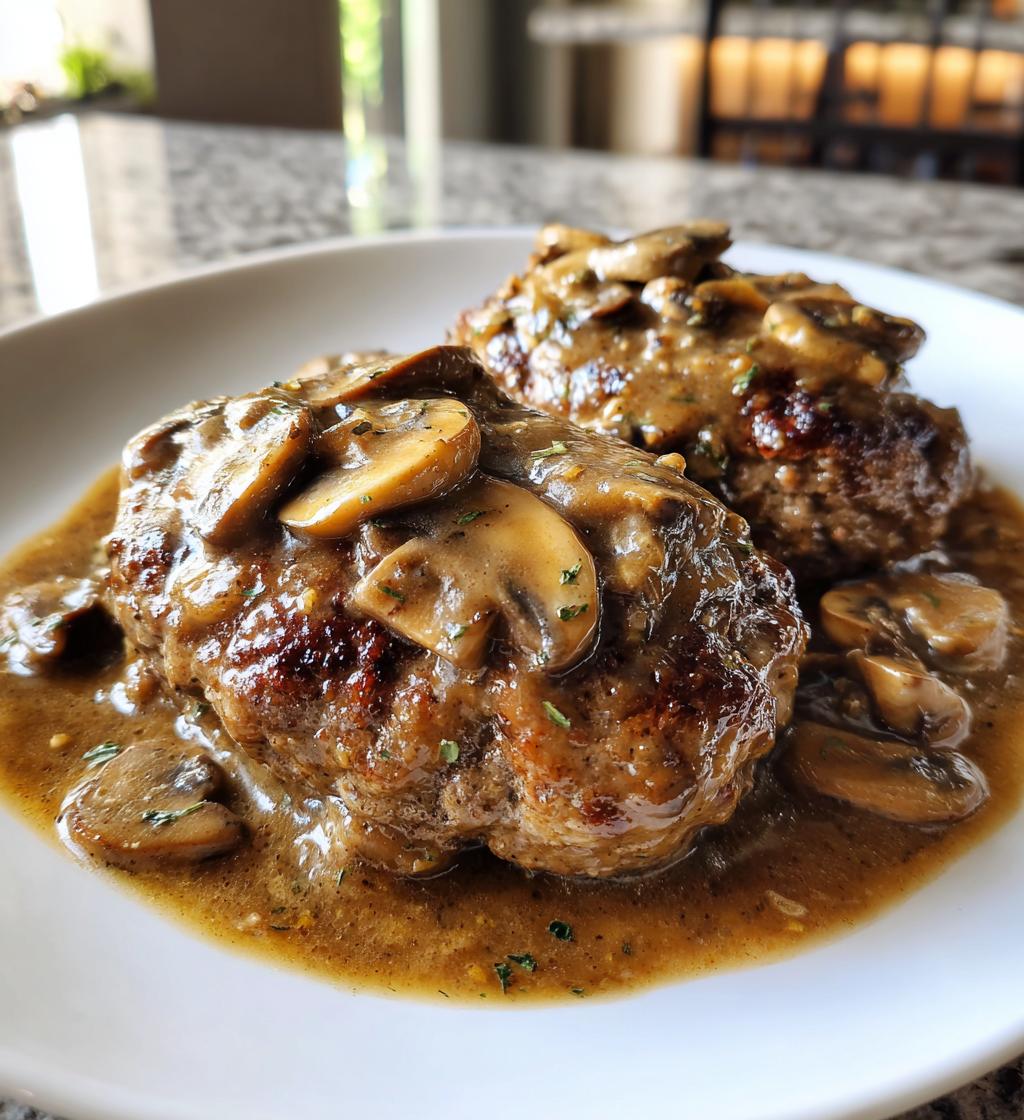 one of the very best salisbury steak a comforting classic