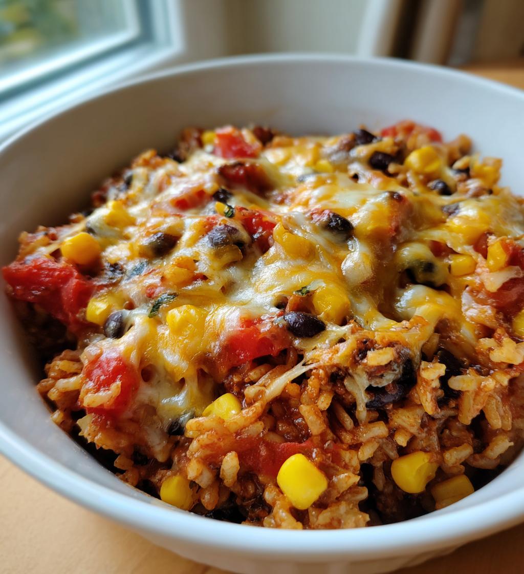 one pot mexican rice casserole