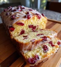 orange cranberry bread glaze