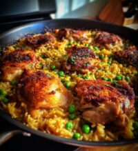 oven baked chicken and rice