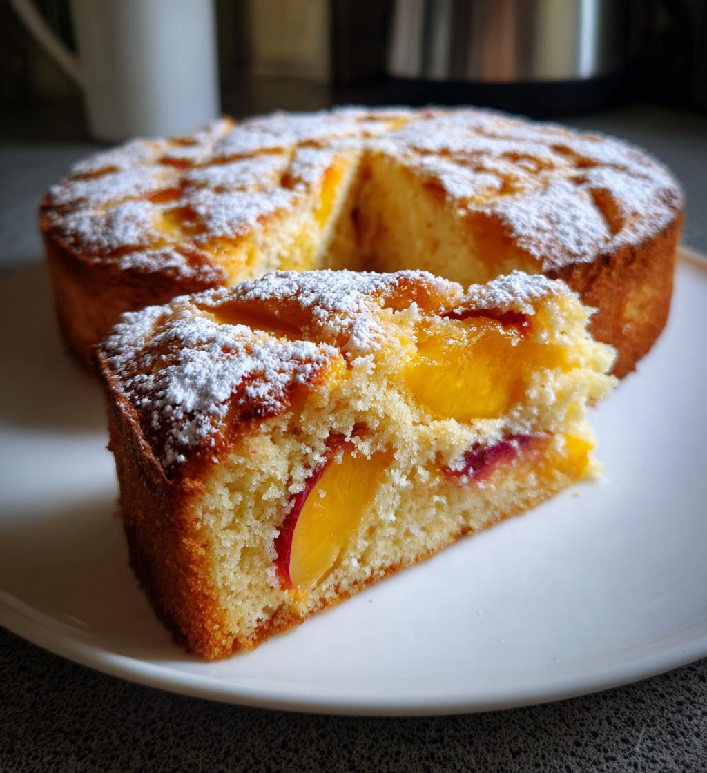 peach cake irresistible summer delight