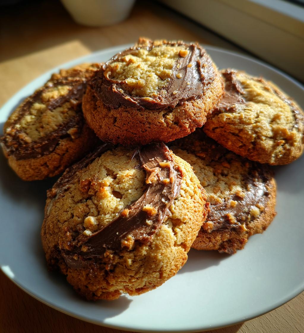 peanut butter hazelnut swirl cookies a nutty and indulgent treat