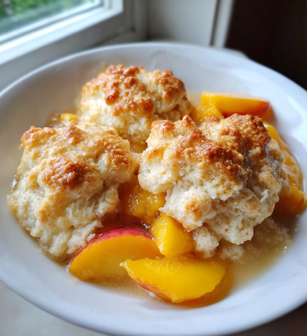 perfect peach dumplings