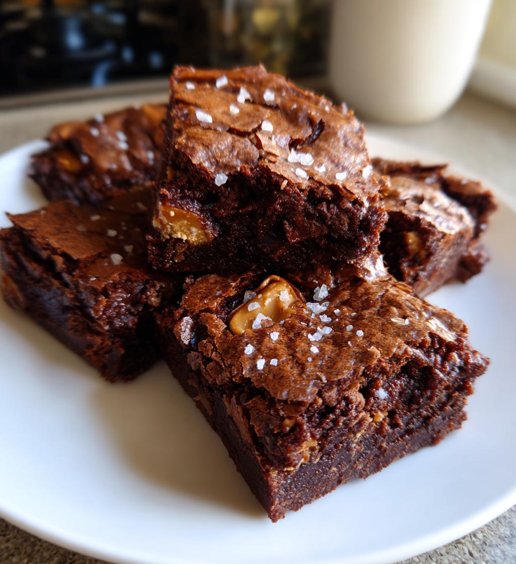 perfect snickers brownies