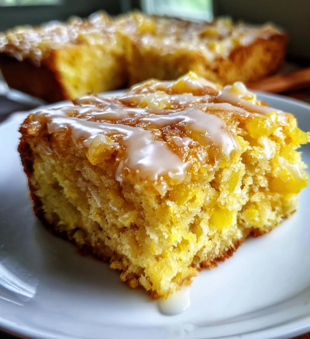 pineapple sheet cake bars