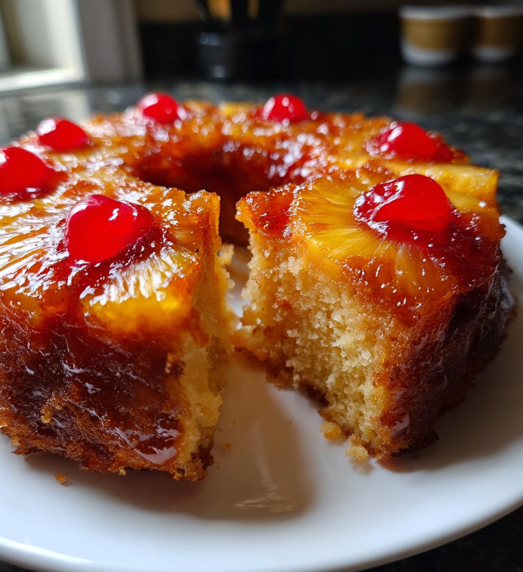 pineapple upside down bundt cake