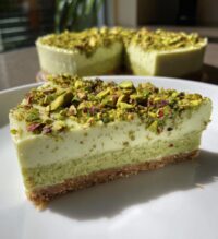 pistachio cheesecake no bake delight