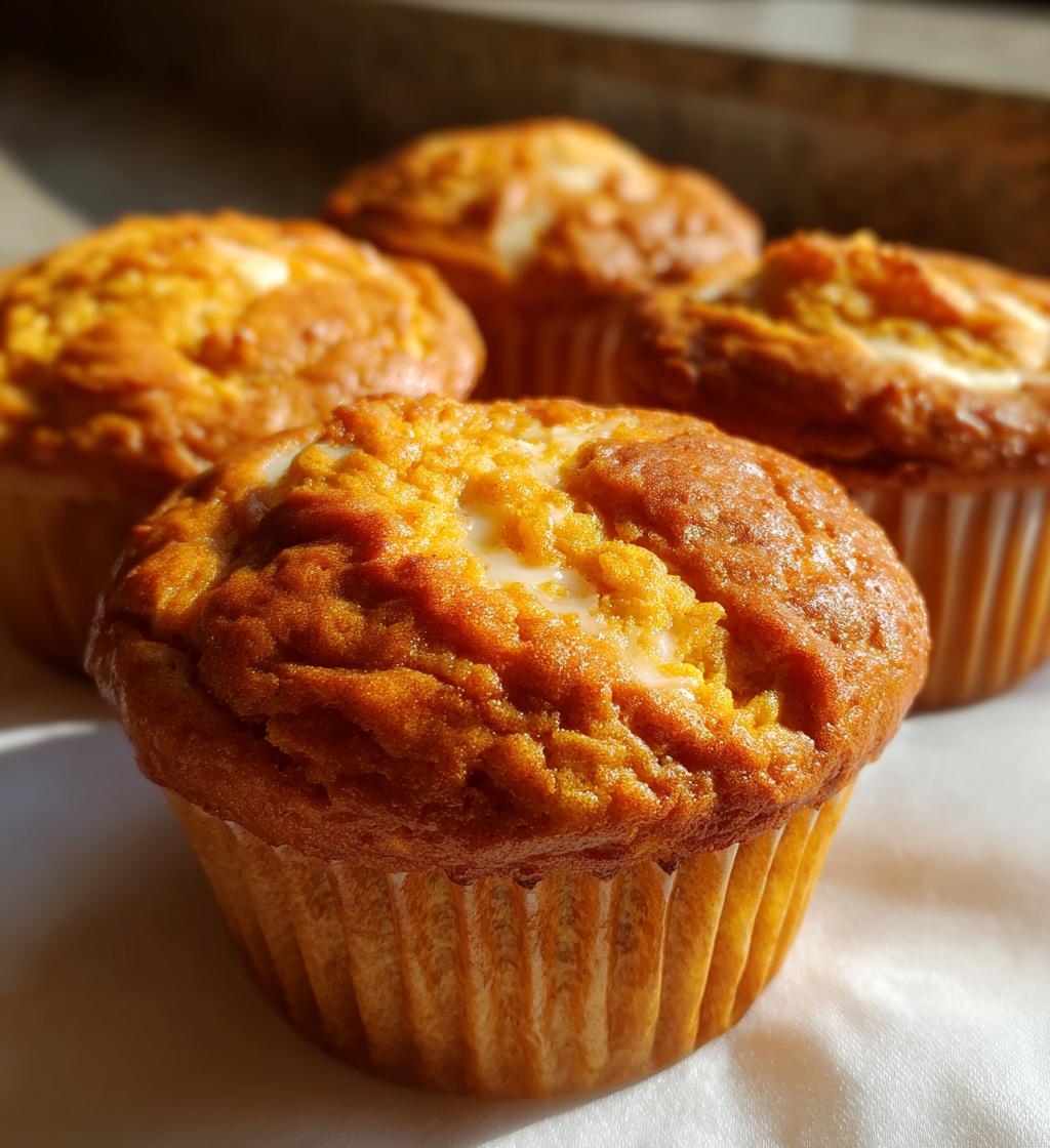 pumpkin cream cheese muffins