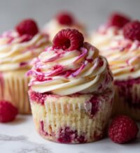 raspberry swirl cupcakes