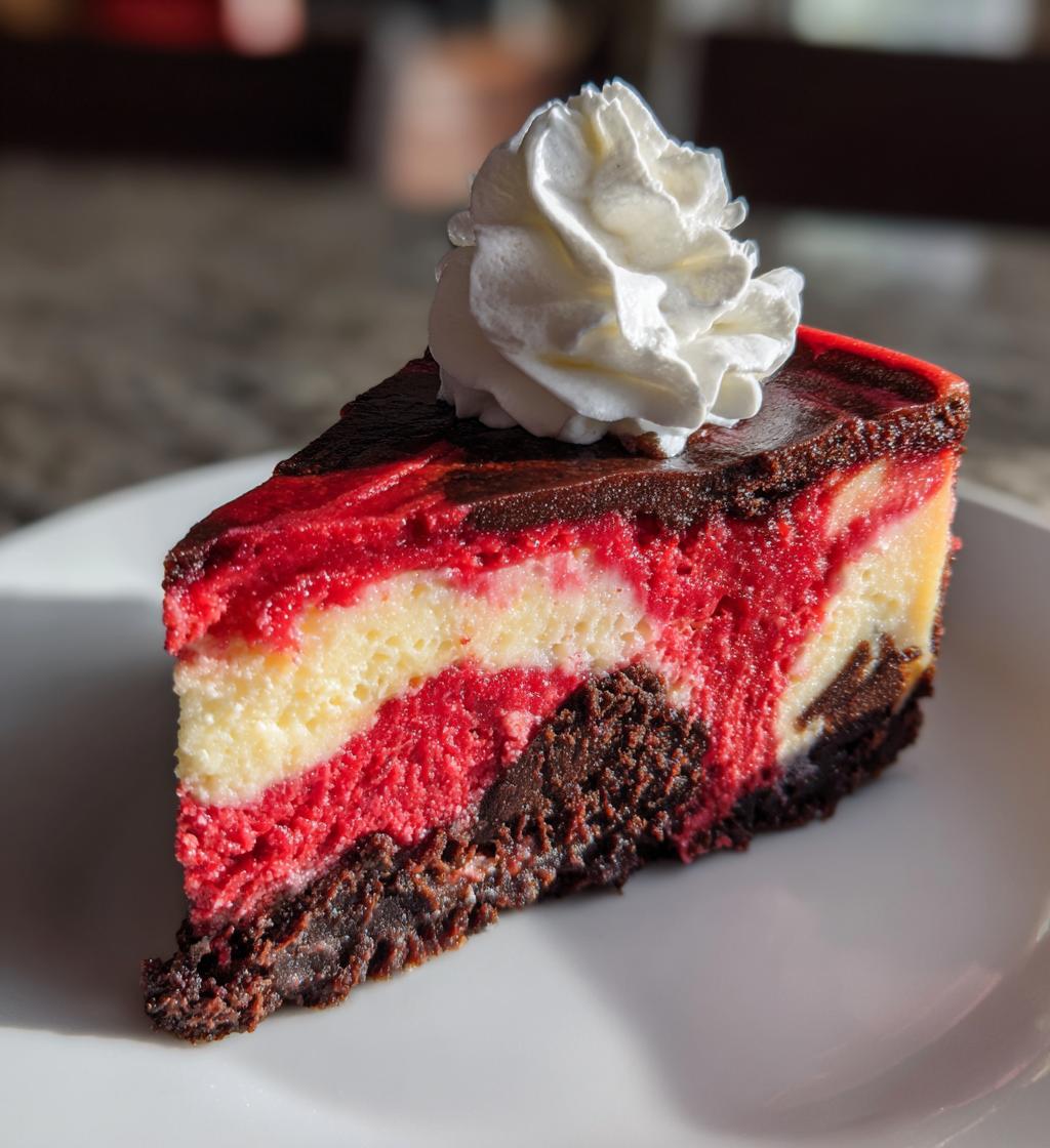 red velvet cheesecake
