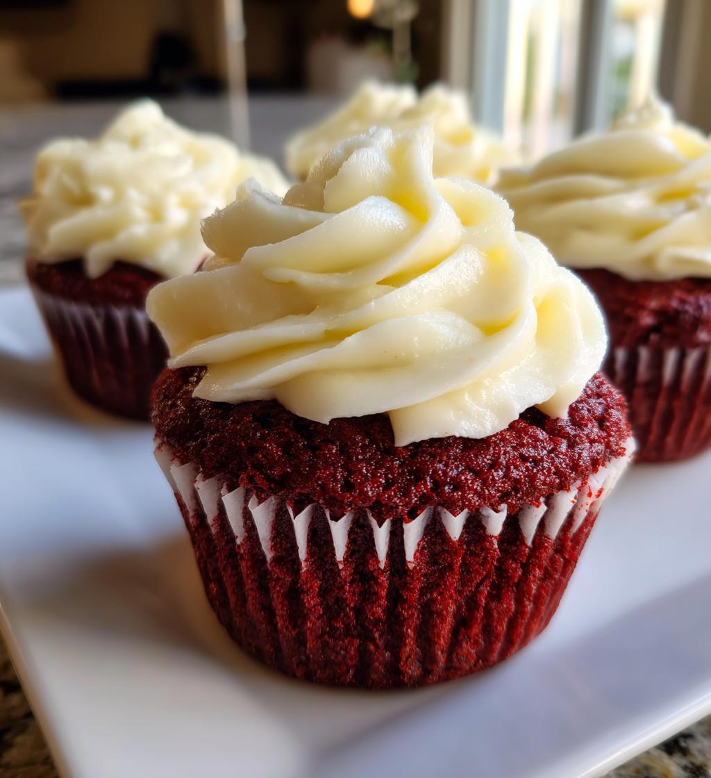 red velvet muffins