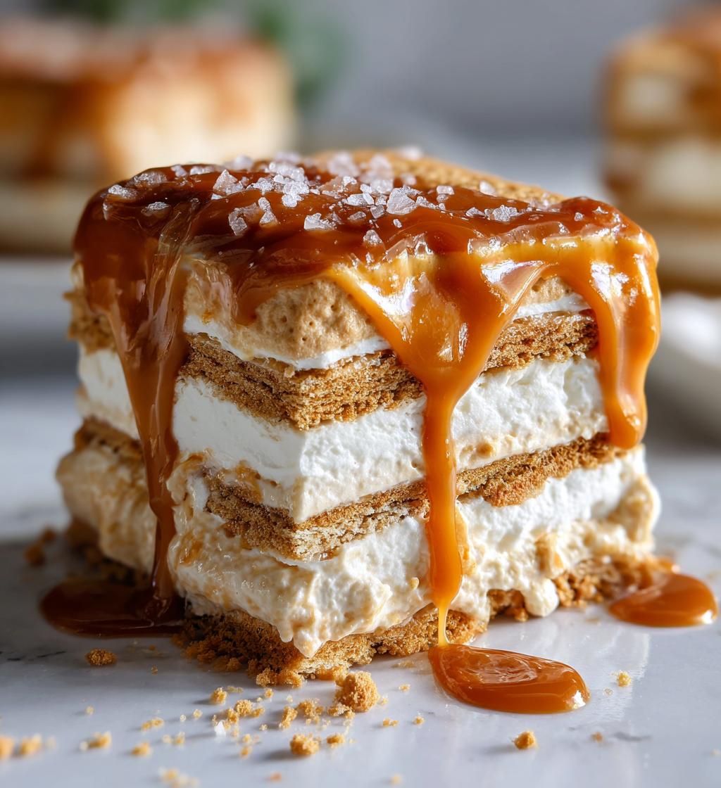 ritz cracker salted caramel icebox cake recipe